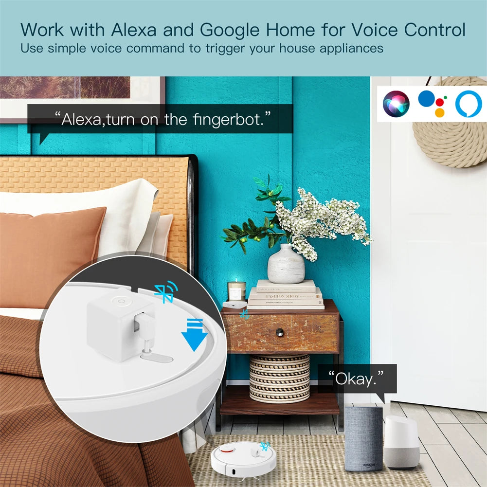 Smart Bluetooth Fingerbot Switch Button Pusher