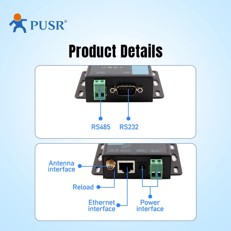 USR-W610 Serial-to-Wi-Fi and Ethernet Converter