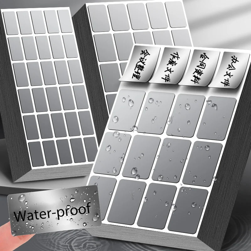 Waterproof Colorful Self Adhesive Assorted Stickers Removable Label Stickers Name Tag Bottle File Document School Supplies