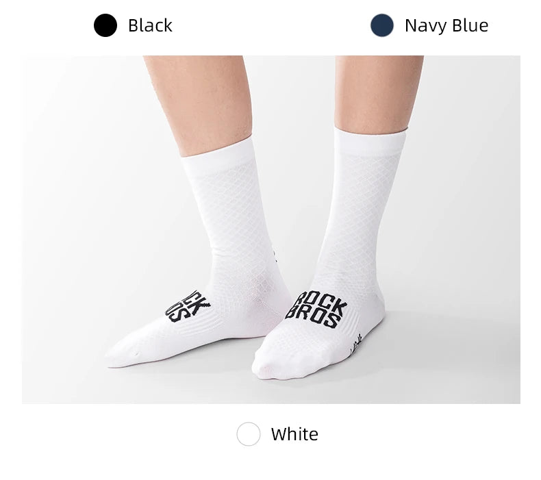 Breathable Cycling Socks High-Elastic Shock Absorbing 2 Pairs