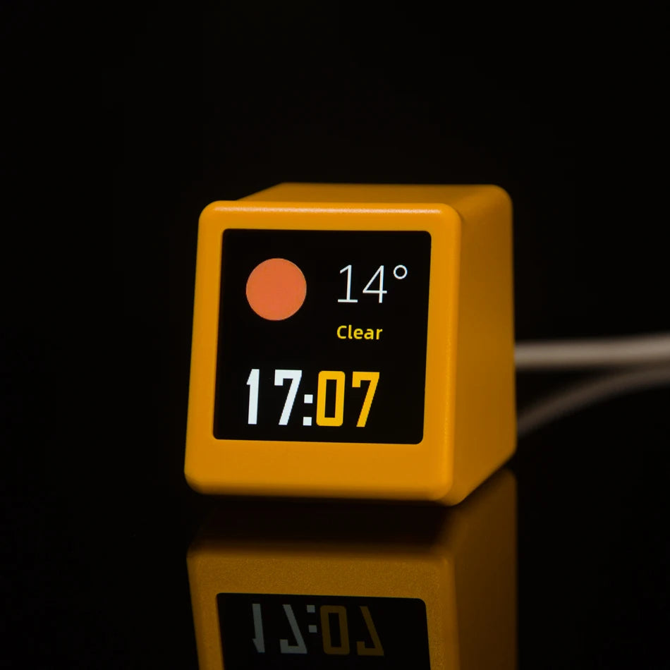 Mini Wi-Fi Desktop Clock and Weather Display