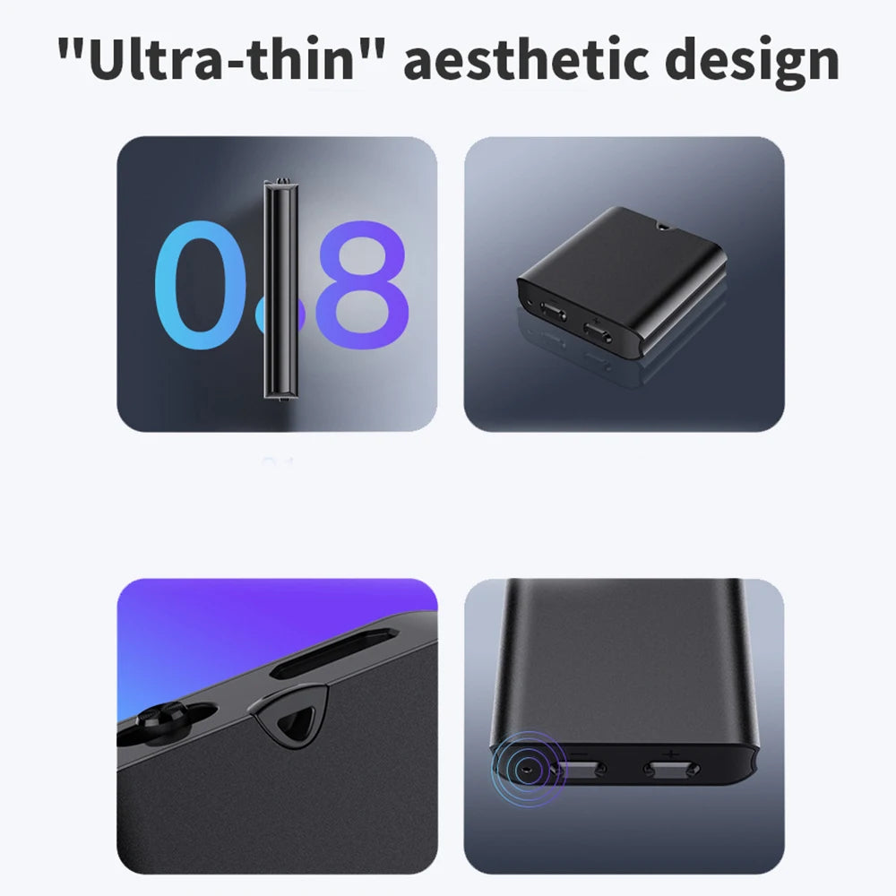 Mini röststyrd inspelare Q63 USB-ljudinspelare 18 timmars inspelning