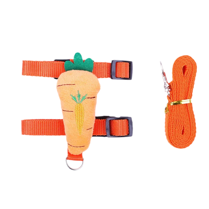 Walking Bunny Guinea Pig Harness for Small Animals Cute Pet Rabbit Harnesses and Leash Set Chinchilla Pigs mascotas Accessories
