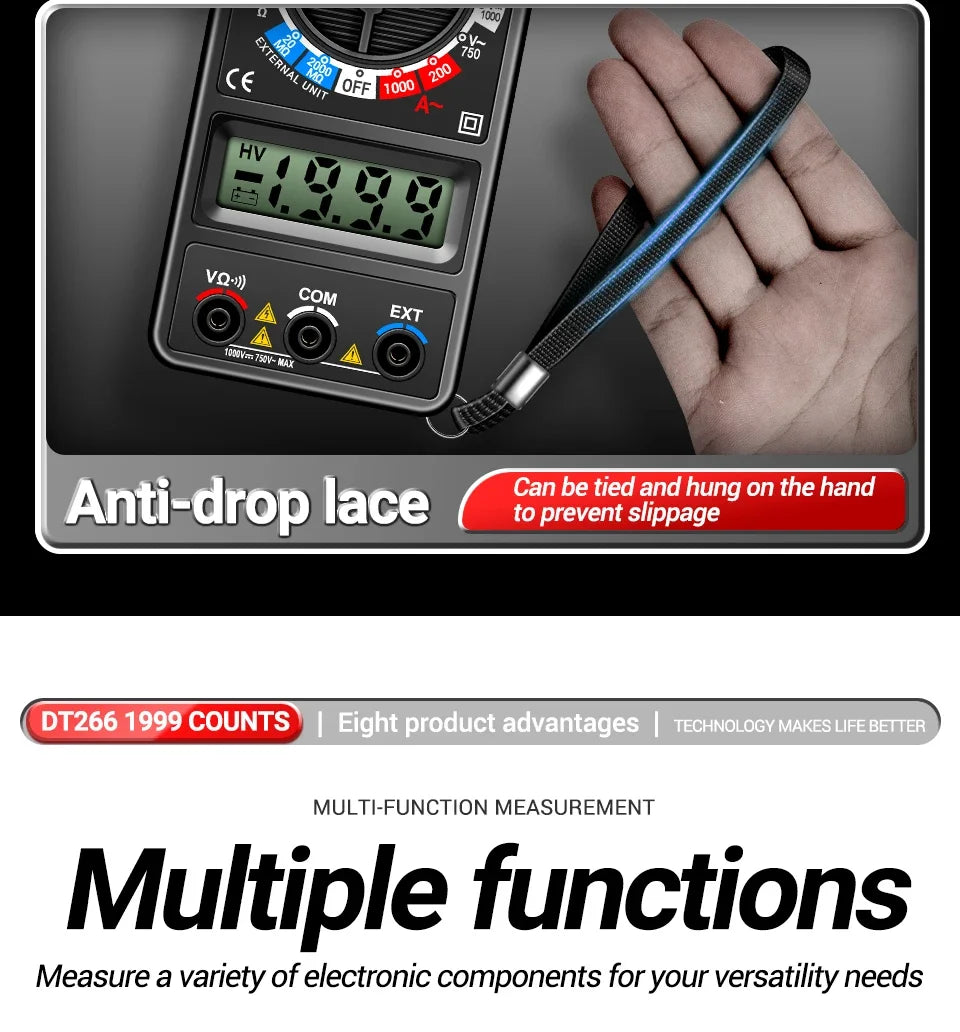 DT266-8 Digital Clamp Meter