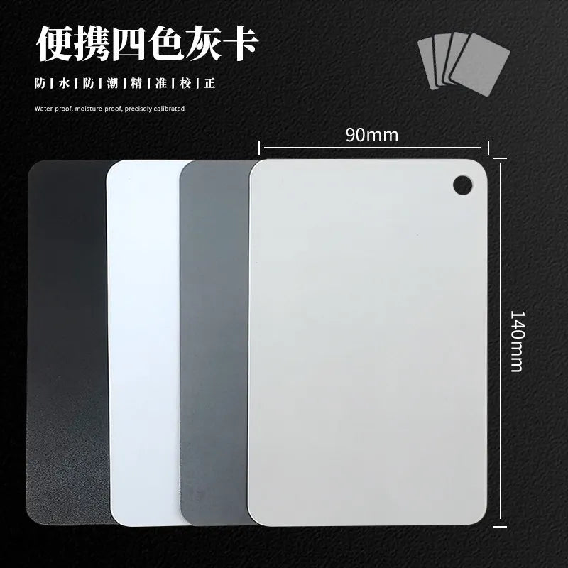 Camera Colour and Grey Reference Cards - Options