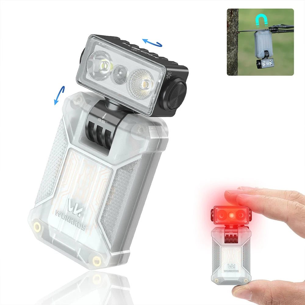 HD04 Rechargeable Rotating Clip Flashlight