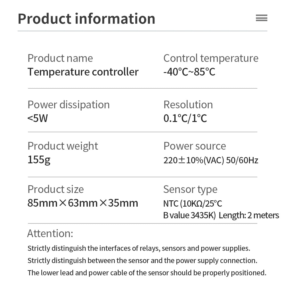 EK-3010 or EK-3030 Temperature Controller