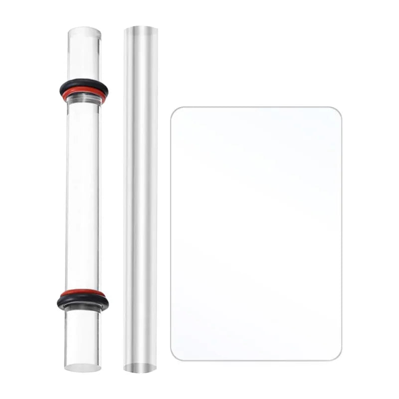 2/3Pièces ensemble d'outils en argile polymère avec 2 rouleaux en acrylique et planche, kit d'outils argile pour façonnage et modelage, outils céramiques