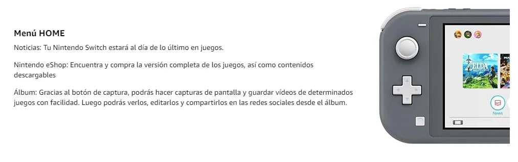 Nintendo Switch Lite hordozható konzol – 32GB kompakt játékrendszer