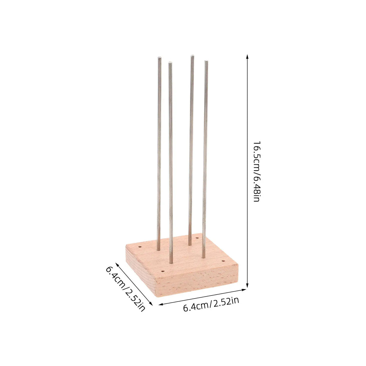 houten parachord bal knoop haken