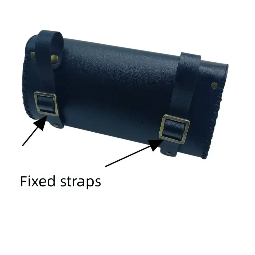 Retro-Style PU Bicycle Storage Pouch