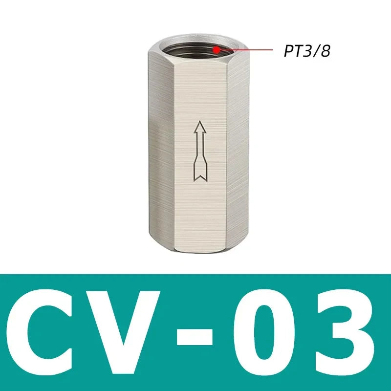 Stainless Steel Female Thread Check Valve, 1/8 to 1/2 BSP