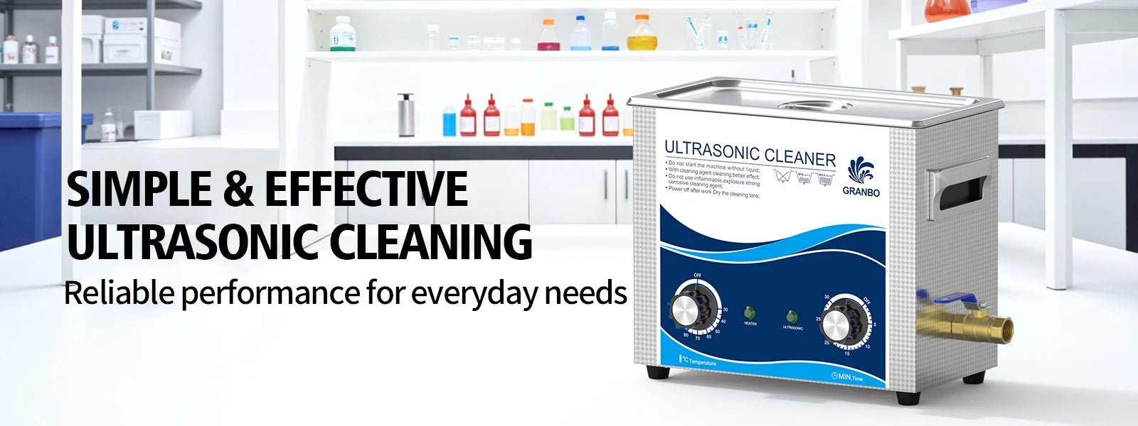 15L Ultrasonic Cleaner 40KHz 360–540W for Precision Parts Cleaning