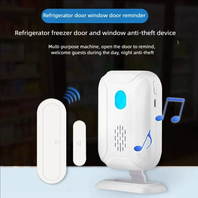 Wireless Door Contact Alarm with Separate Receiver