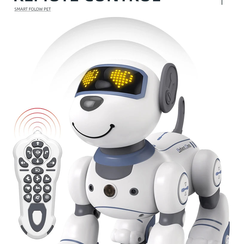 Programmable Robot Dog Toy with Remote Control and Stunt Moves