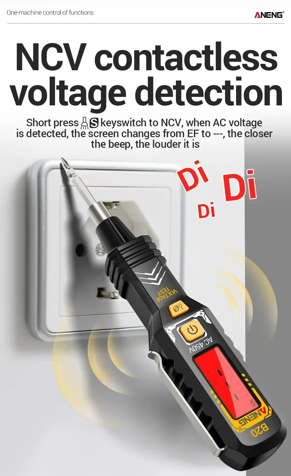 Tester di tensione B20 e cacciavite