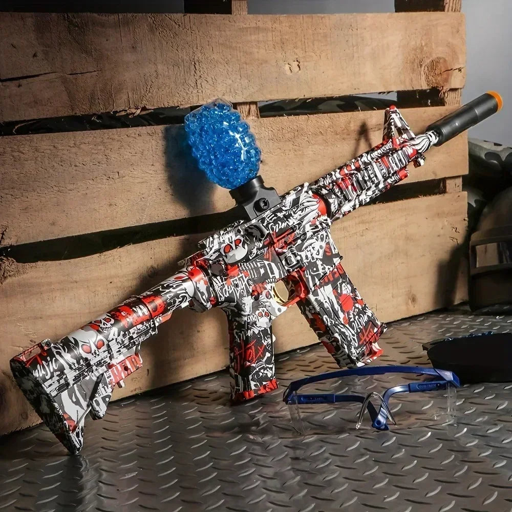 New M416 Electric Blaster Gun Set High Precision Shooting Toy Perfect Outdoor Toys Gifts for Boys Birthday (Bullets Excluded)