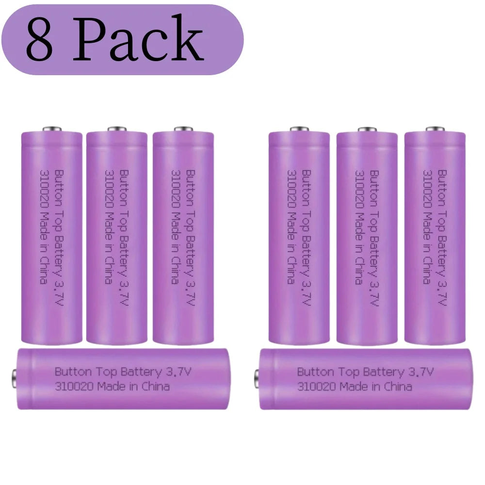 8 balenie 3,7V 2000mAh nabíjateľných lítium-iónových batérií pre zariadenia