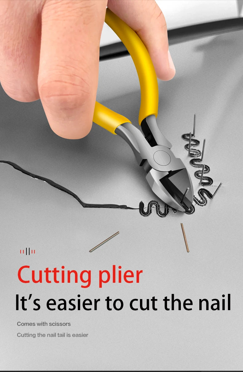 Saldatore a plastica con pistola termica per riparazione paraurti kit torcia