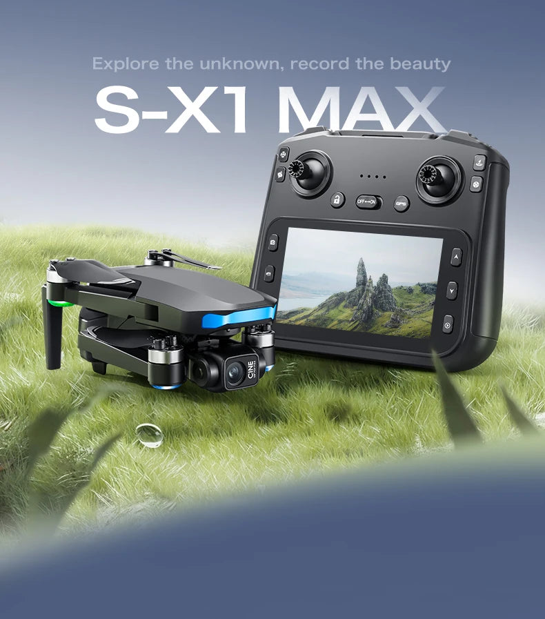 S-X1 MAX Profesyonel GPS Drone 4K Gimbal Kameralı