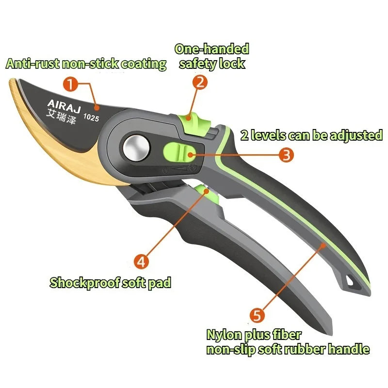 1025 Bypass Garden Pruning Shears