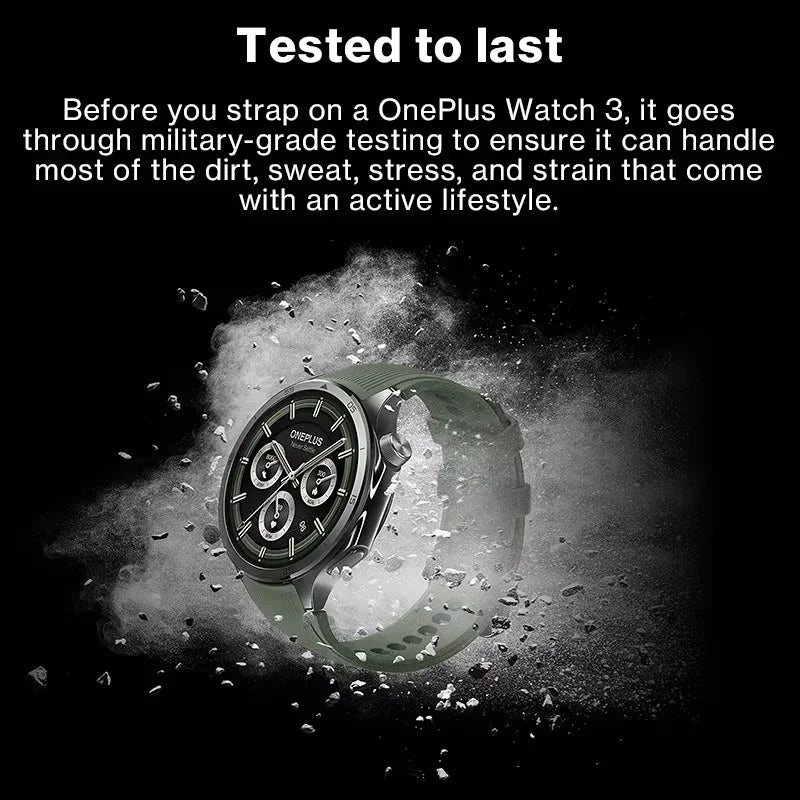 OnePlus Watch 3 Pametni sat s LTPO AMOLED zaslonom