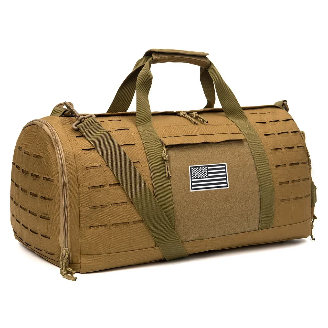 40L Tactical Travel Backpack with Shoe Compartment and MOLLE Webbing