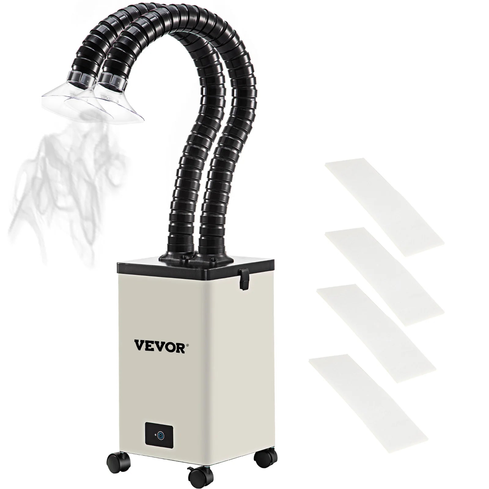 SucceBuy 80W 150W Fume Extractor Pure Air Purifier 3 Stage Filters 3 Speed Solder iron Harmful Smoke Absorber for Welding Repair