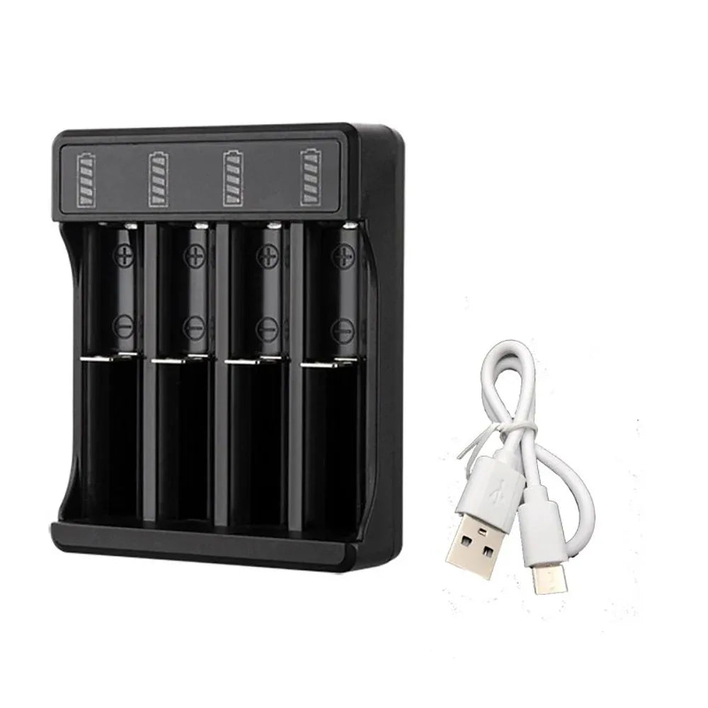 USB-lader voor compatibele 3.7V Li-ioncellen