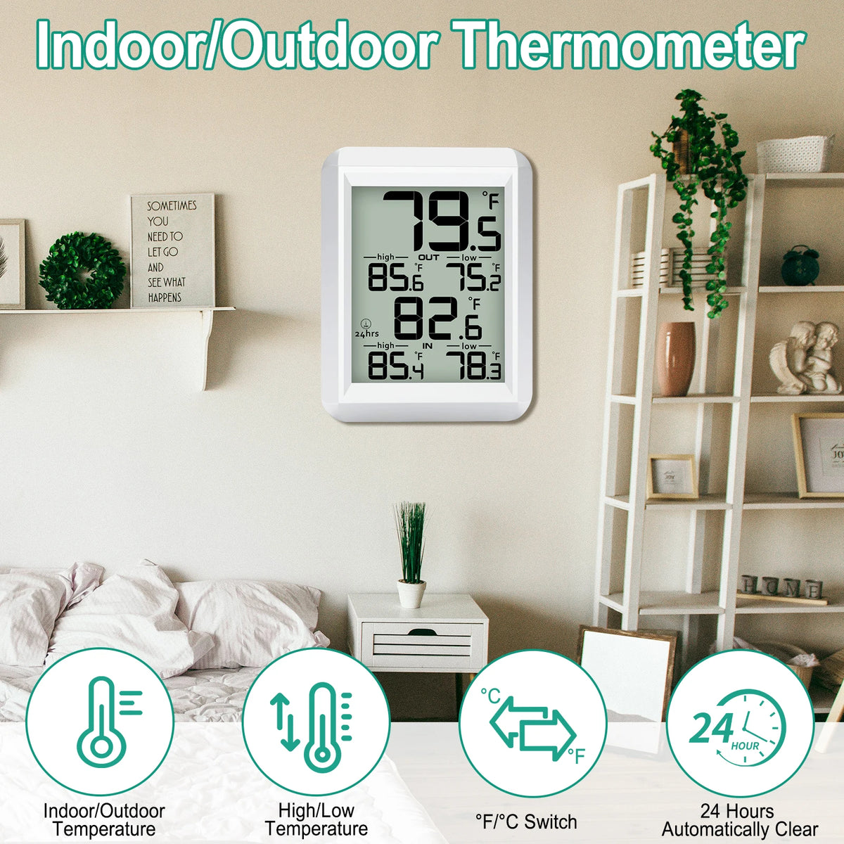 Wireless Indoor and Outdoor Thermometer