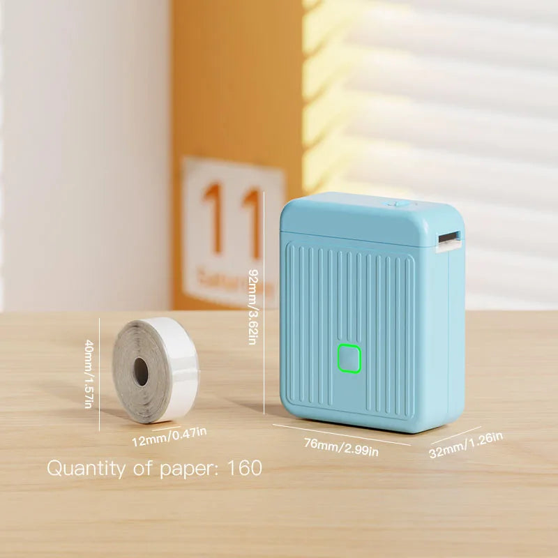 T01 Bluetooth termální tiskárna etiket