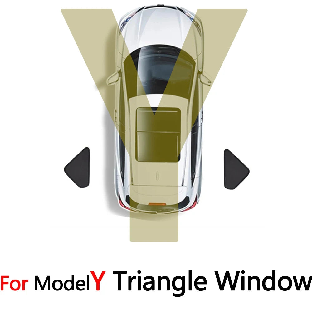 Vehicle Window Sunshades for Model 3 and Model Y – Options