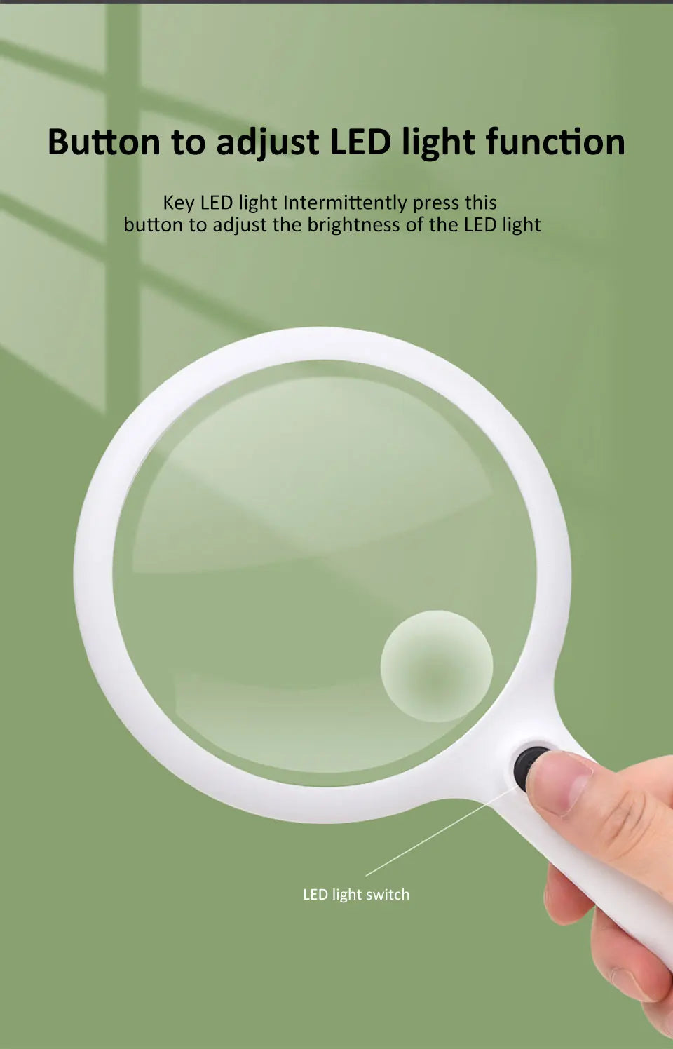 Rechargeable Illuminated Hand Magnifier