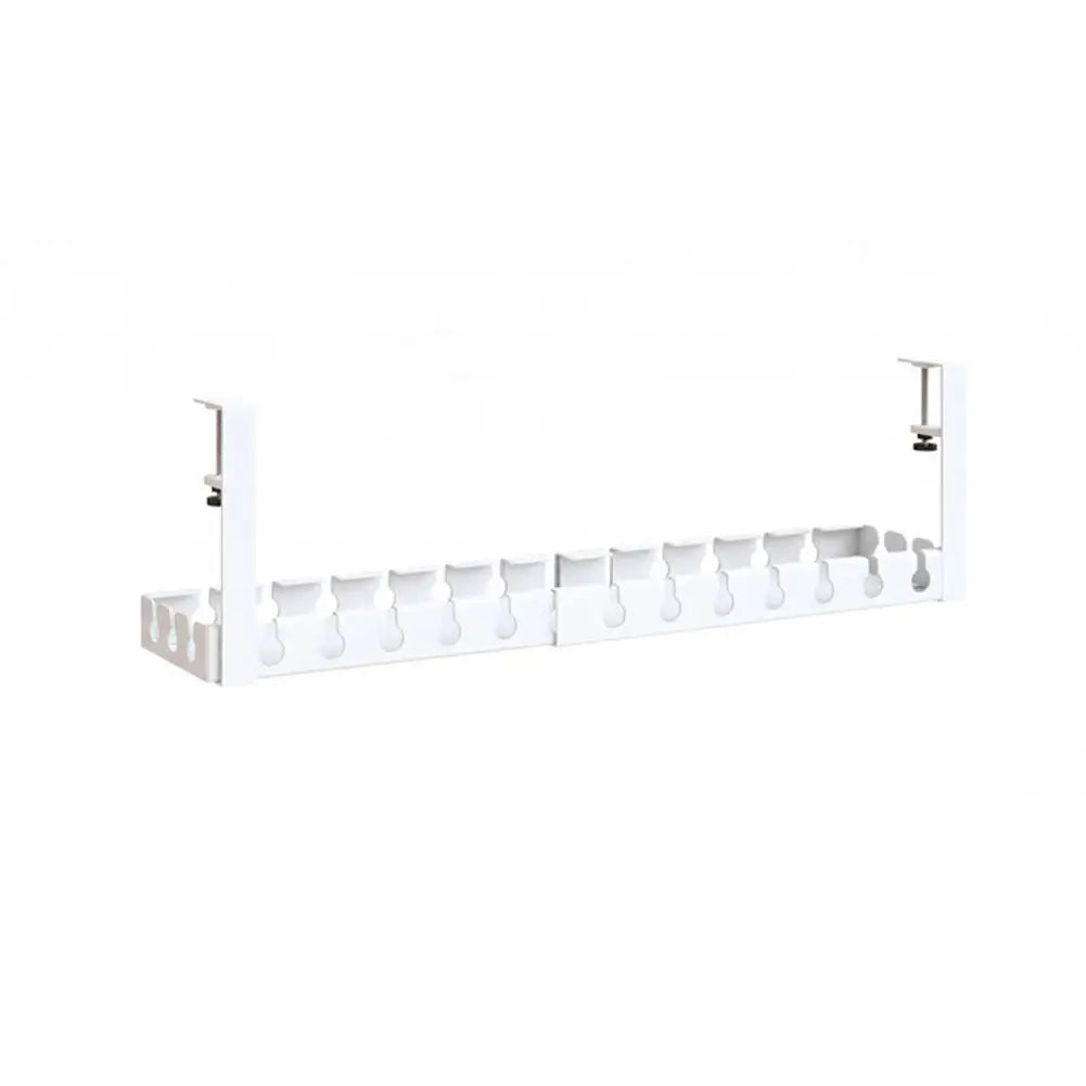 Clamp-On Under-Desk Cable Tray, Fixed or Extendable