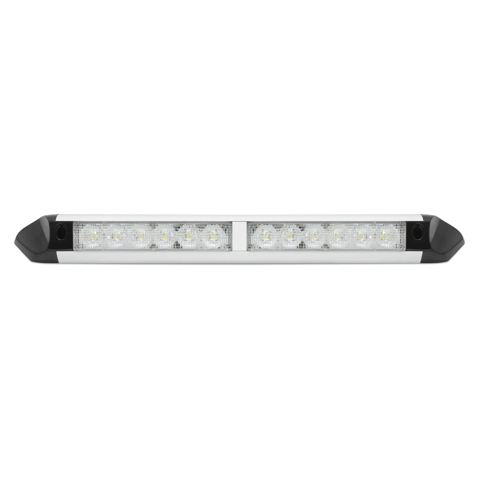 RV Camper LED Awning Light 12LED Outdoor Camping Light Bar Caravan Exterior Lamps Waterproof for Motorhome Van Travel Trailer
