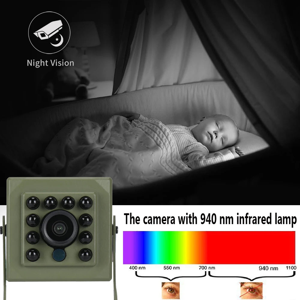 Tuya 6MP/4MP Mini WiFi POE IP Camera with Motion Detection