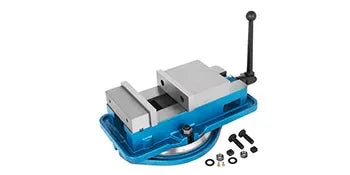 6-Inch Milling Machine Vise with 360° Swivel Base Clamp