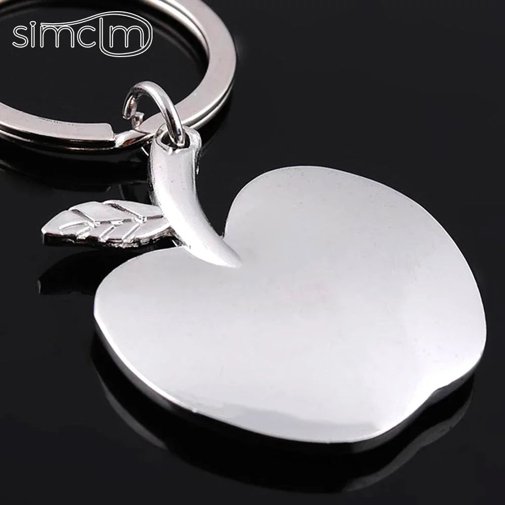 clearance sale Apple Car Keychain Gadgets for Men Dentist Costume Pendant Metal Keychains for Men Gifts Key Ring Trinket
