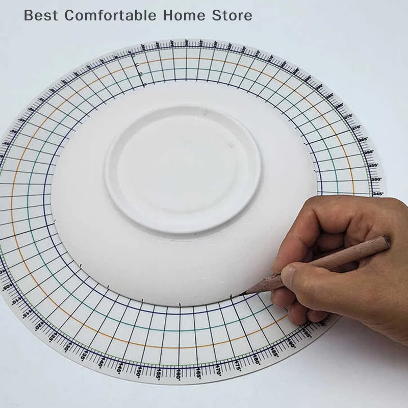 26 cm Pottery Angle and Division Guide