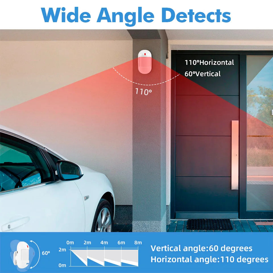 Smart WiFi Home Security Alarm System Kit with 120dB Siren