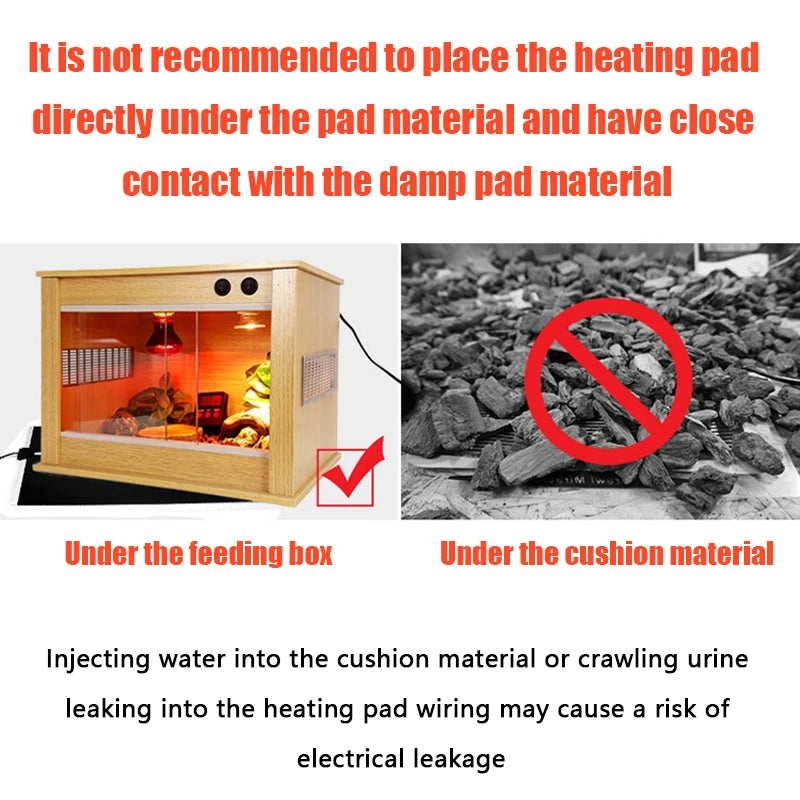 Reptile Heating Mat, 5W or 7W, EU Plug