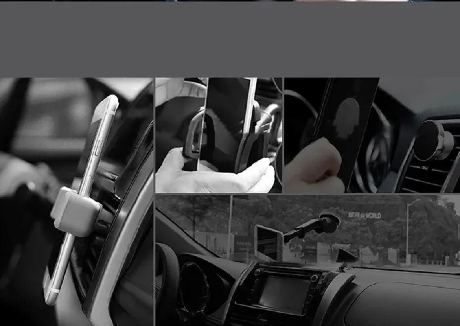 Držiak na telefón do auta s automatickým zámkom na prísavku a 360° otáčaním