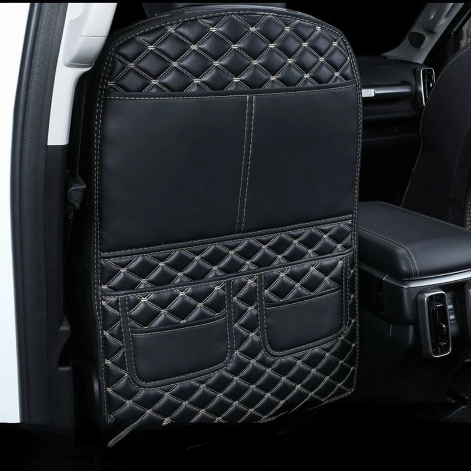 Car Seat-Back Kick Protection Pad, Design Options