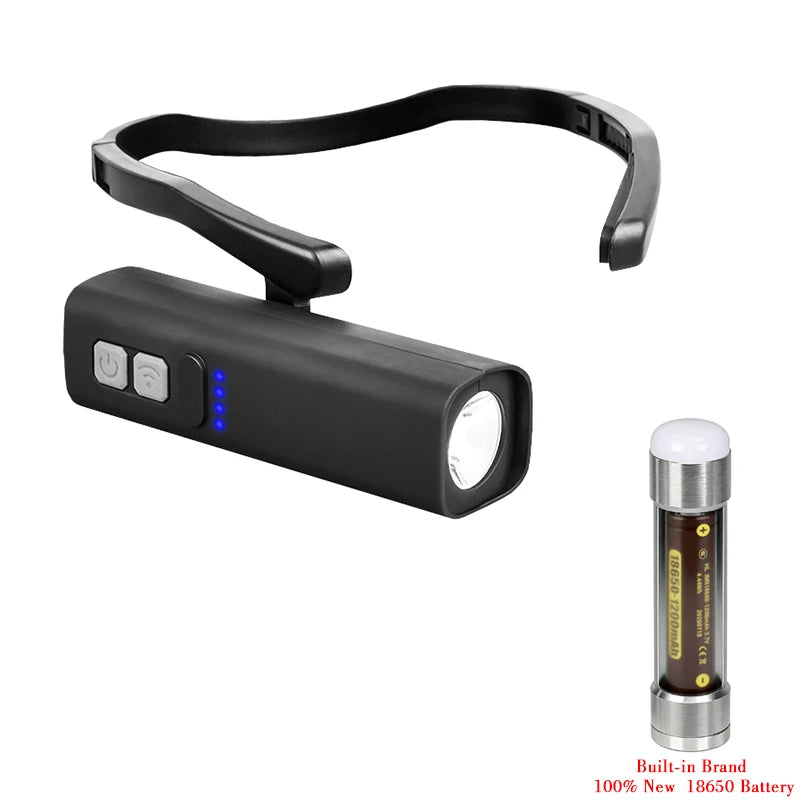 Oplaadbare LED-hoofdlamp en batterij-accessoire-opties
