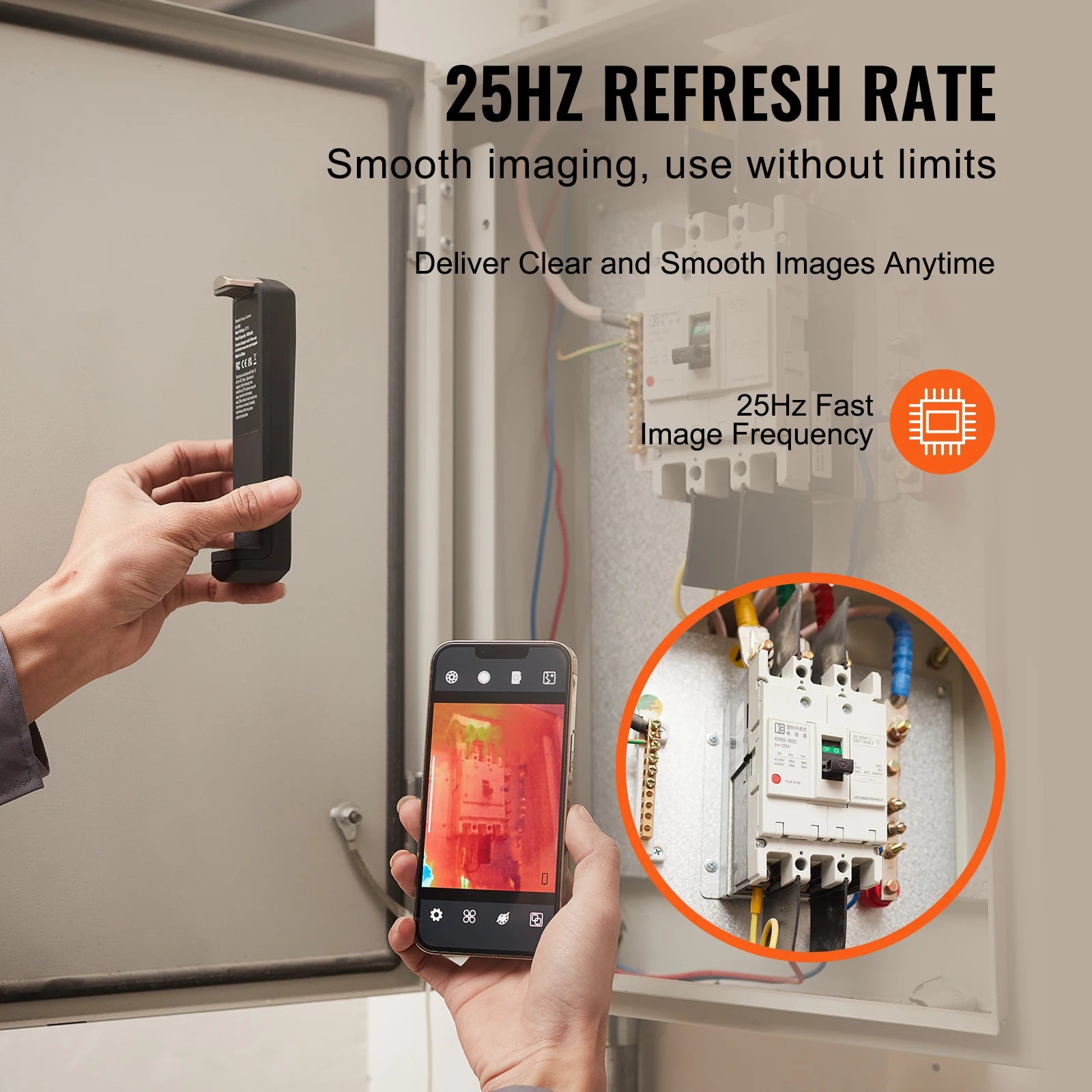 Wireless Thermal Imaging Camera 256x192 for iOS & Android