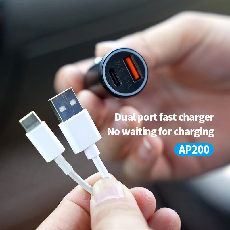 Auton lataus GPS-lokaatiointiseuranta 20W USB puhelimen laturi nopea lataus tyyppi C QC3.0 iPhone Find My Apple Official App