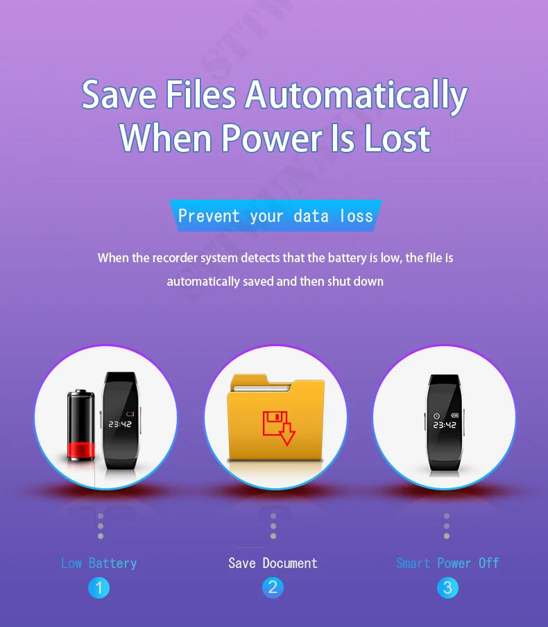 Mini Camera Watch 1080P HD DV Professional Digital Voice Video Recorder Bracelet Dictaphone Sound Small Micro Home Secret