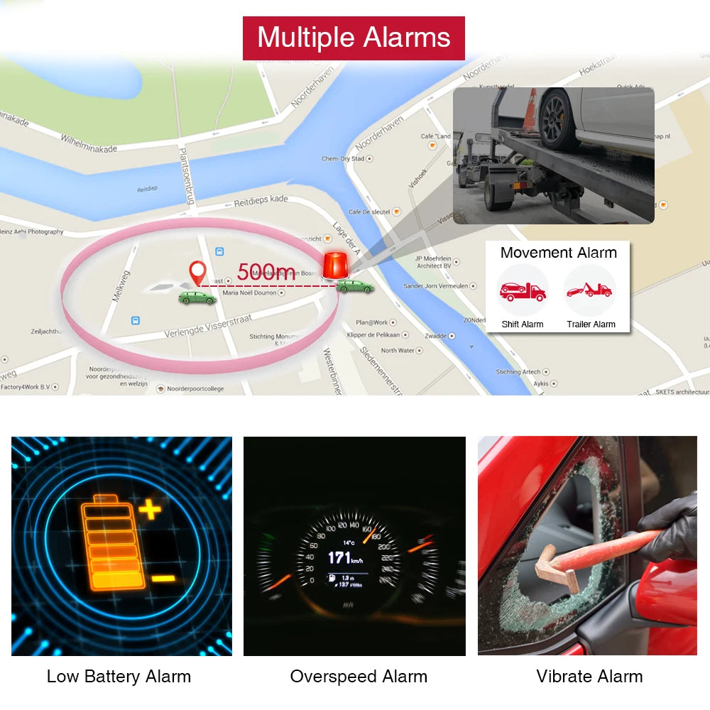 TKSTAR TK913 4G Mini GPS Nyomkövető Erős Mágnest 1500mAh Vízálló Autó GPRS Nyomkövető Követés Jármű Autó Hang APP