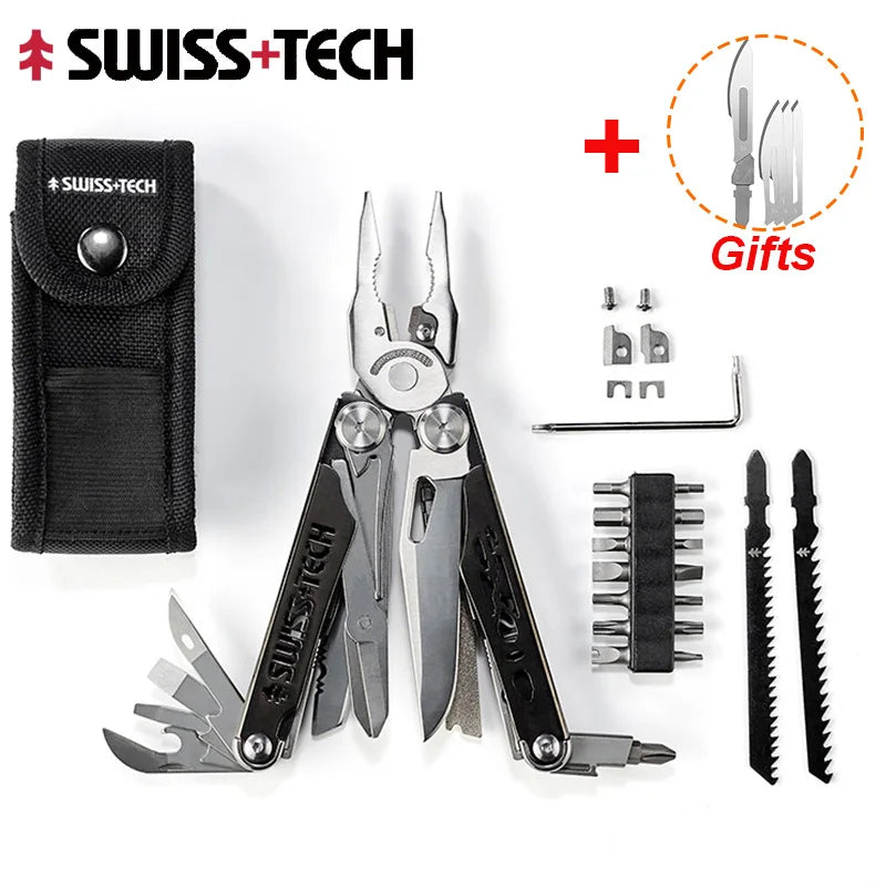 37-in-1 Folding Pliers Multitool