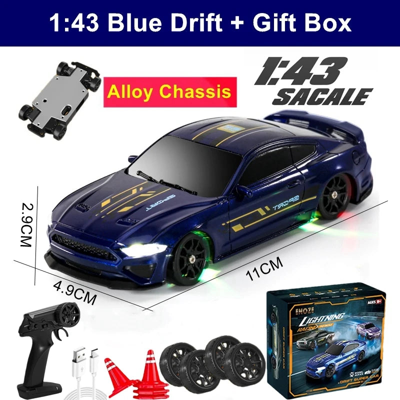 1/64 High‑Speed Drift RC Car 4WD Mini Racing Model